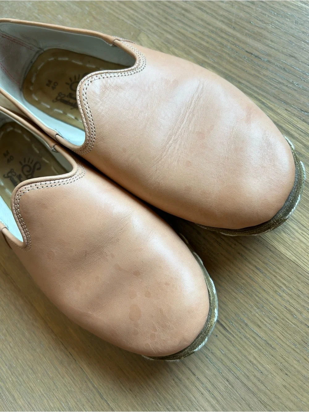 Sabah Tan Leather Slip-On Loafers